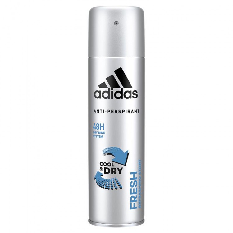Adidas antipersp.Cool Dry Fresh 150ml M | Kosmetické a dentální výrobky - Pánská kosmetika - Deodoranty - Spray Adidas antipersp.Cool Dry Fresh 150ml M | Kosmetické a dentální výrobky - Pánská kosmetika - Deodoranty - Spray